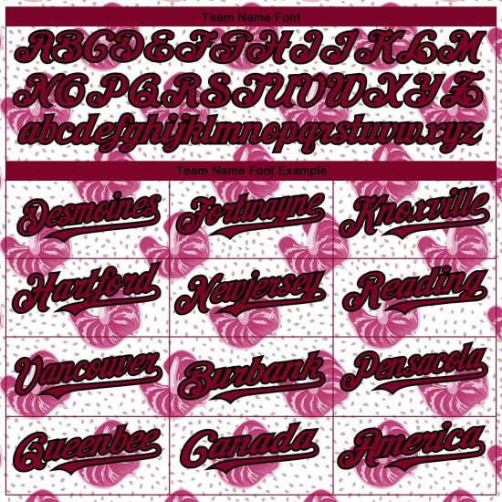 Custom White Maroon-Black 3D Pattern Design Tropical Anthurium Flower Authentic rugby Jersey Custom White Maroon-Black 3D Pattern Design Tropical Anthurium Flower Authentic rugby Jersey
