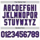 Custom White Purple-Black Performance T-Shirt Custom White Purple-Black Performance T-Shirt