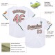 Custom White Medium Pink-Green Mesh Authentic Throwback rugby Jersey Custom White Medium Pink-Green Mesh Authentic Throwback rugby Jersey