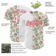 Custom White Red 3D Pattern Design Tropical Hawaii Palm Leaves And Flamingo Authentic rugby Jersey Custom White Red 3D Pattern Design Tropical Hawaii Palm Leaves And Flamingo Authentic rugby Jersey