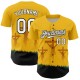 Custom Yellow White-Black 3D Pattern Design Religion Cross Jesus Christ Good Friday Authentic rugby Jersey Custom Yellow White-Black 3D Pattern Design Religion Cross Jesus Christ Good Friday Authentic rugby Jersey
