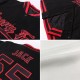 Custom White Sky Blue Black-Pink Bomber Full-Snap Varsity Letterman Two Tone Jacket Custom White Sky Blue Black-Pink Bomber Full-Snap Varsity Letterman Two Tone Jacket