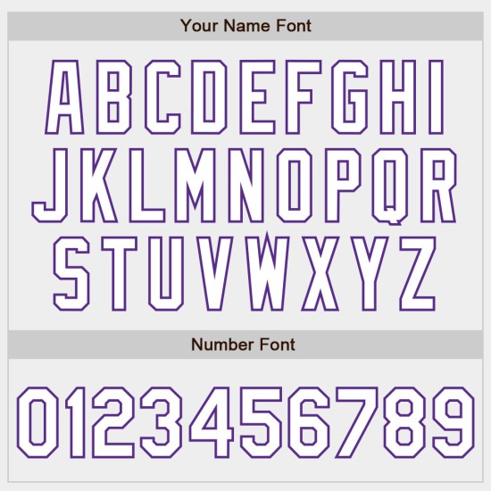 Custom White White-Purple Authentic Fade Fashion rugby Jersey Custom White White-Purple Authentic Fade Fashion rugby Jersey