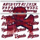 Custom White Red-Navy Skull Fashion 3D Bomber Full-Snap Varsity Letterman Jacket Custom White Red-Navy Skull Fashion 3D Bomber Full-Snap Varsity Letterman Jacket