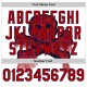 Custom White Red-Navy Skull Fashion 3D Bomber Full-Snap Varsity Letterman Jacket Custom White Red-Navy Skull Fashion 3D Bomber Full-Snap Varsity Letterman Jacket