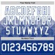 Custom White Royal 3D Pattern Design Gradient Square Shapes Authentic rugby Jersey Custom White Royal 3D Pattern Design Gradient Square Shapes Authentic rugby Jersey